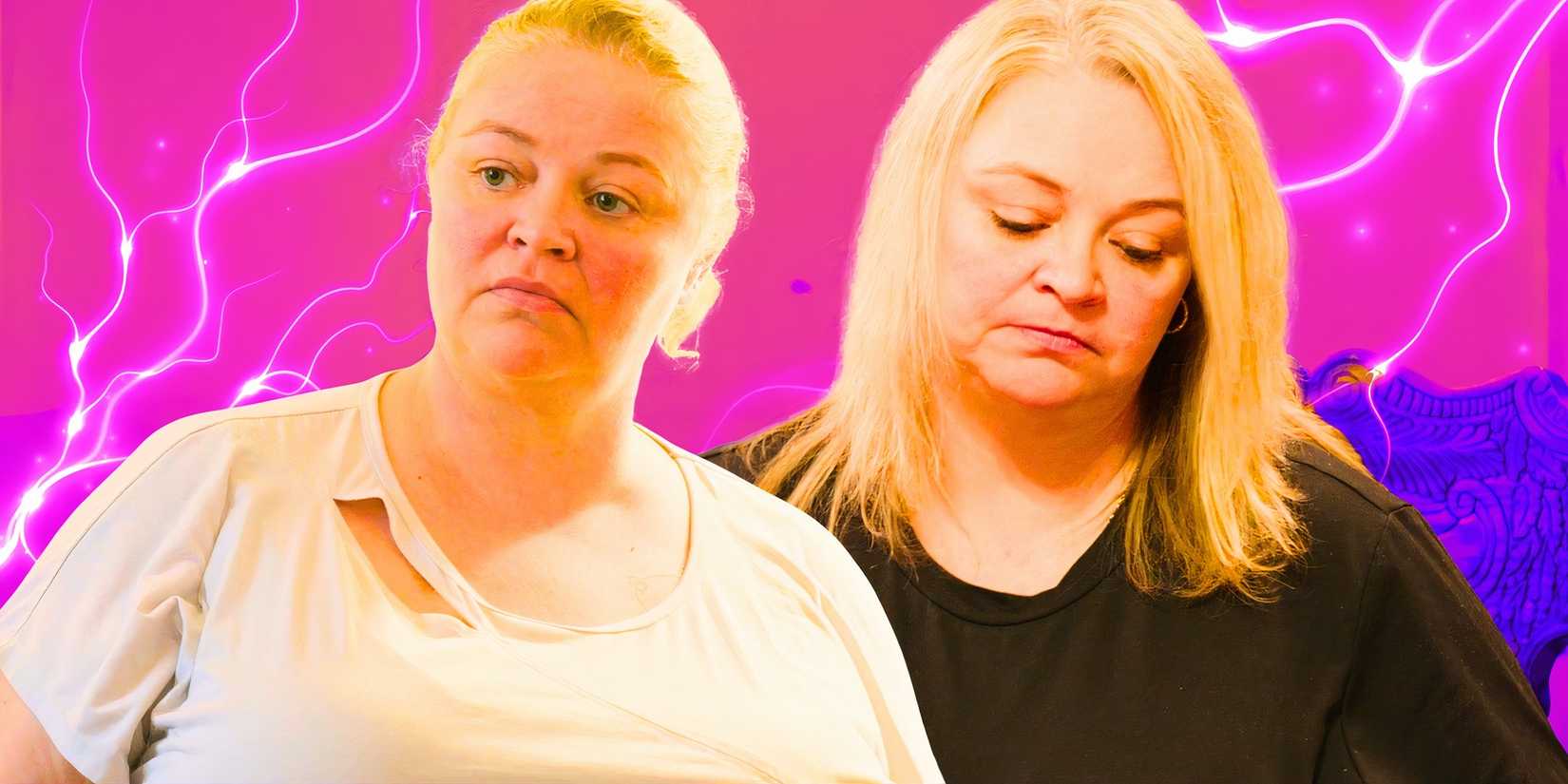 montage of Amanda Halterman from 1000-lb sisters looking sad 