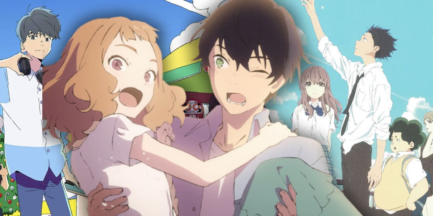 Words Bubble Up Like Soda Pop and A Silent Voice posters behind Josee, the Tiger and the Fish characters