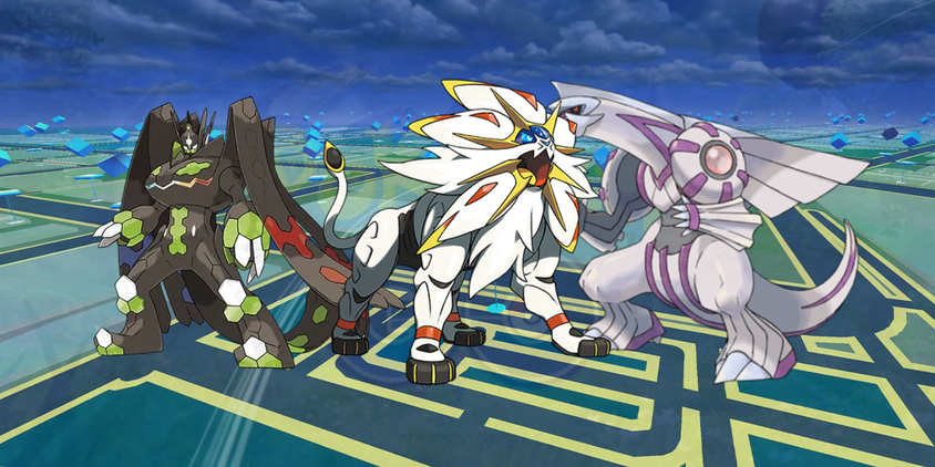 Zygarde (Complete Forme), Palkia and Solgaleo Pokemon GO