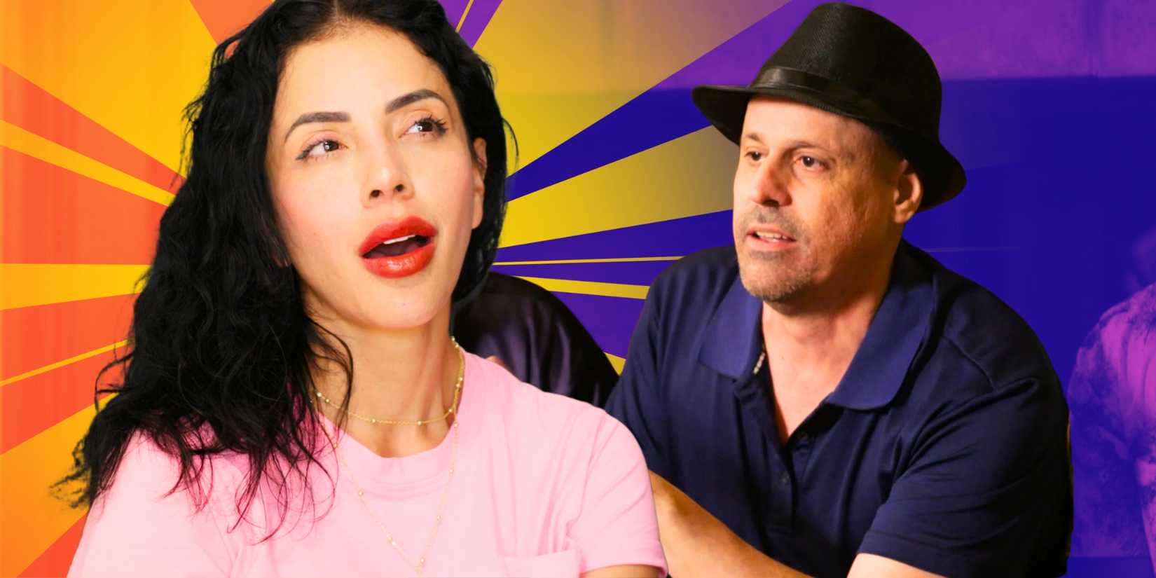90 Day Fiancé’s Jasmine Pineda looks suspicious and Gino Palazzolo is serious.