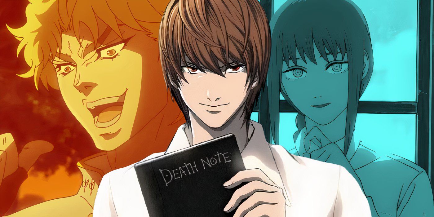 Dio Brando JoJo&rsquo;s Bizarre Adventure, Light Yagami Death Note, and Makima Chainsaw Man