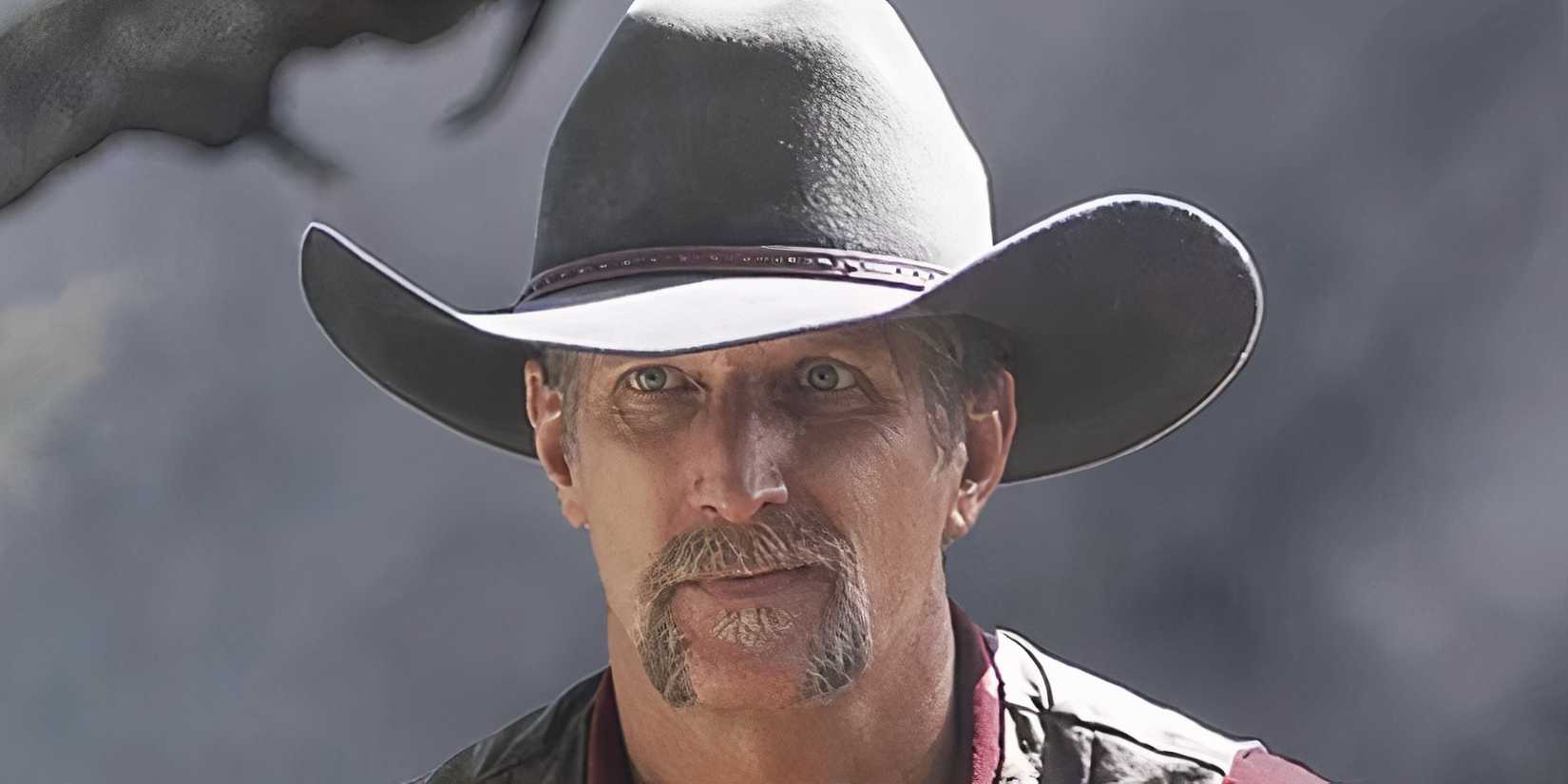 A closeup of Wacey smirking in Joe Pickett