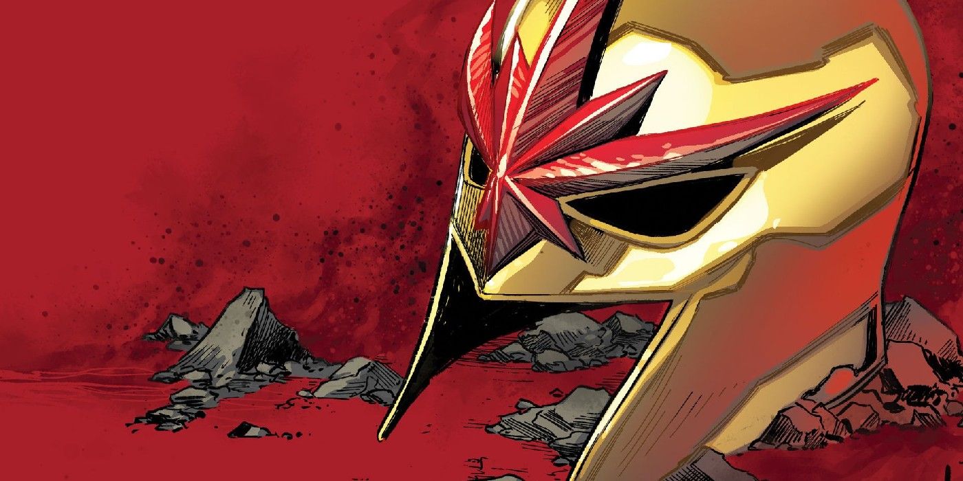 a discarded nova helmet