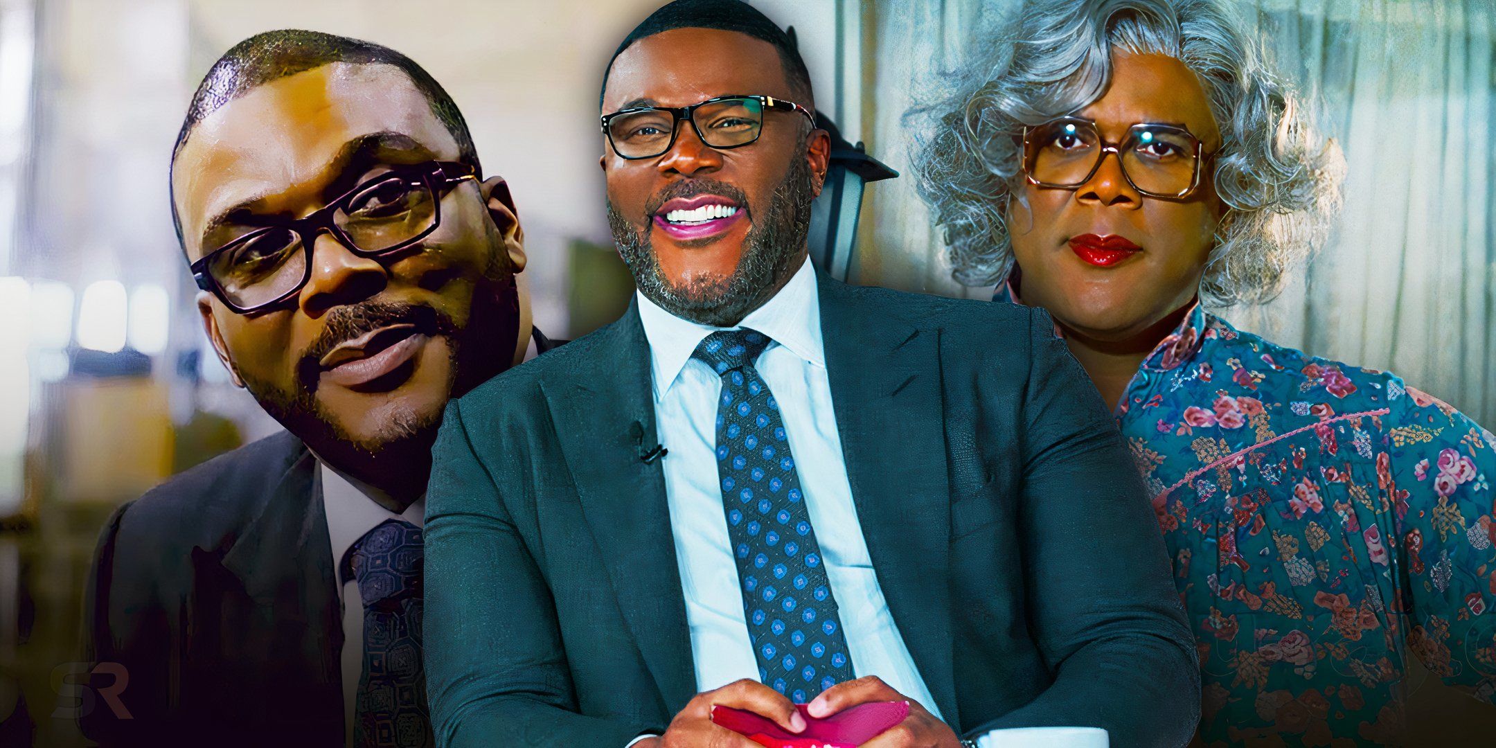 A montage of Tyler Perry movies