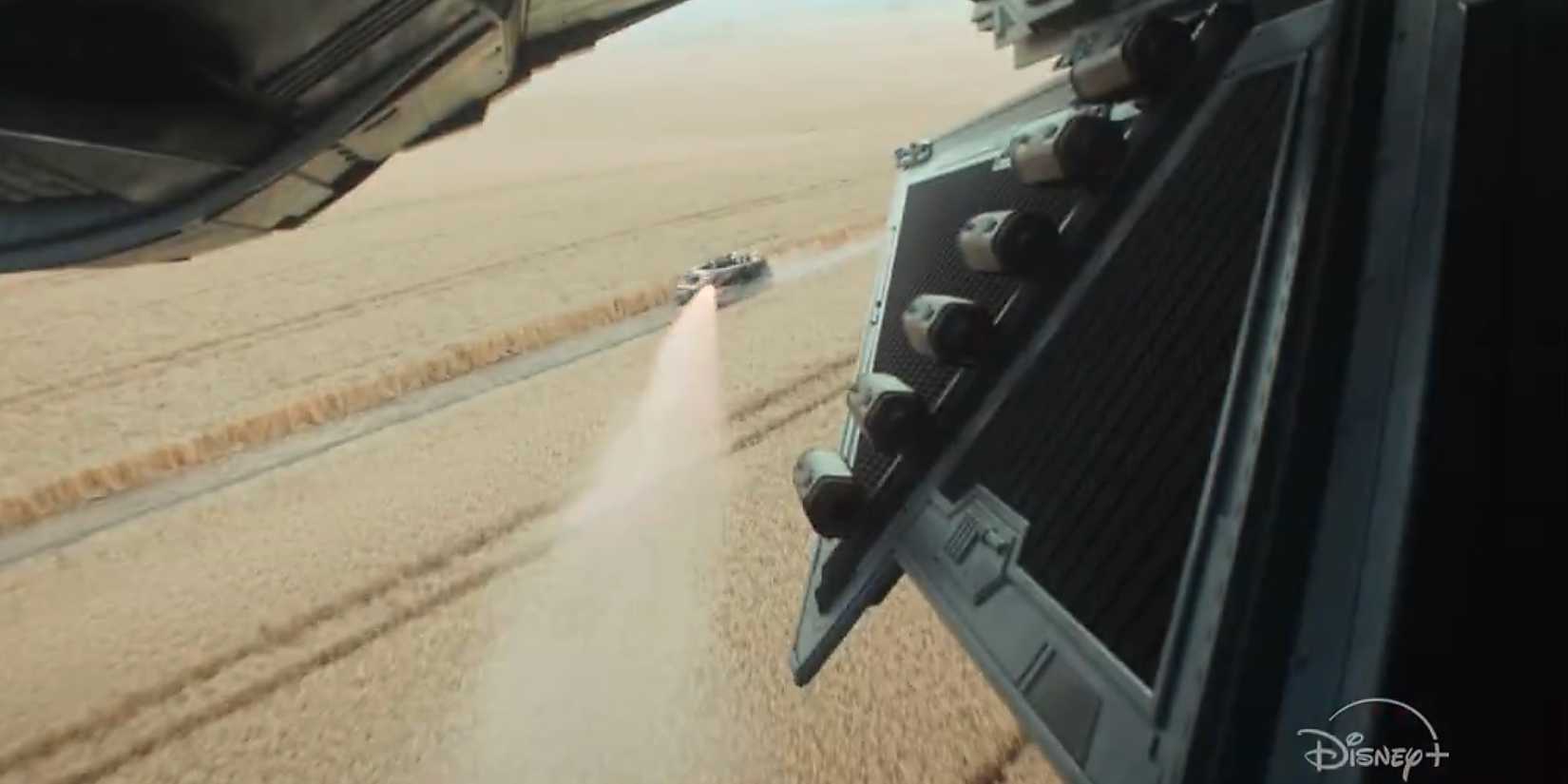 A tank about to be blown up in the Andor season 2 trailer