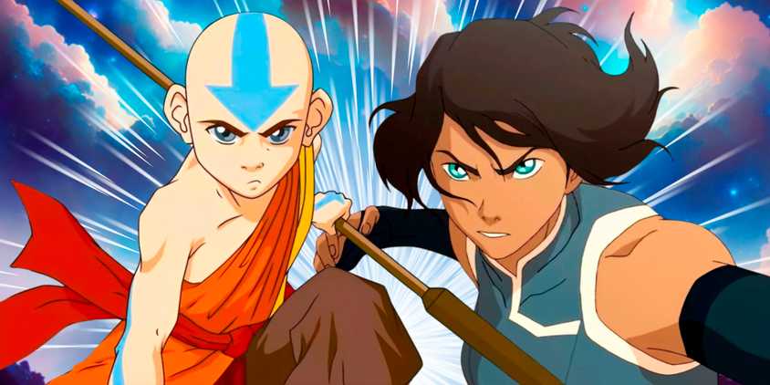 Aang and Korra