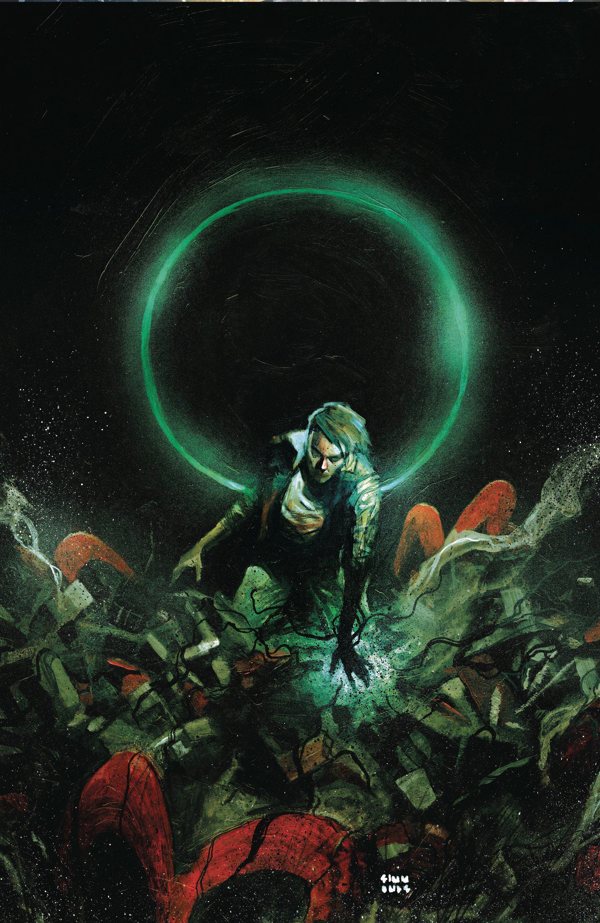absolute-green-lantern-simmonds-hal-with-black-hand-dc Hal Jordan é um monstro inadequado na nova reviravolta de revolução da Lanterna Verde