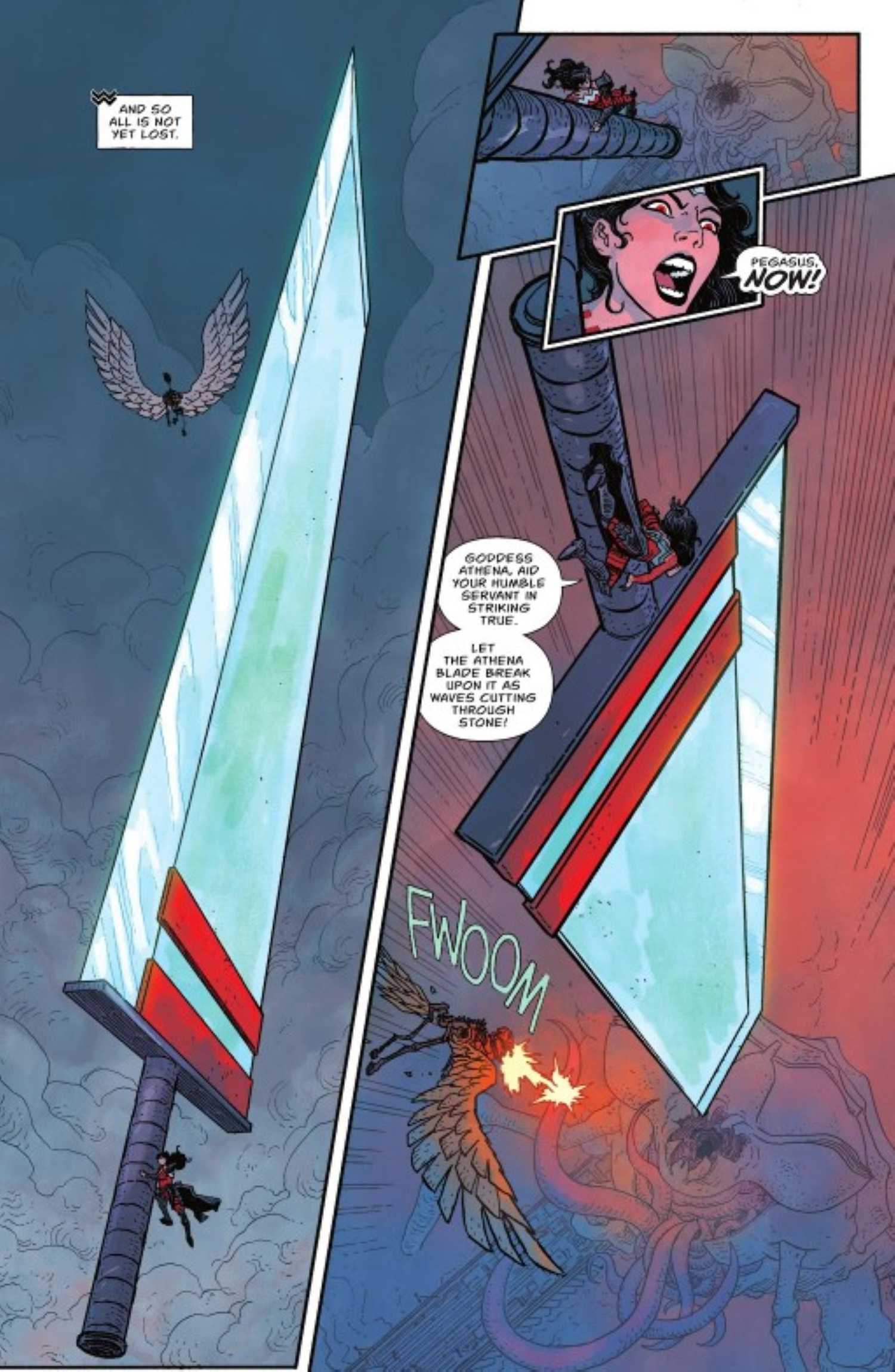 Absolute Wonder Woman #4 sword 2