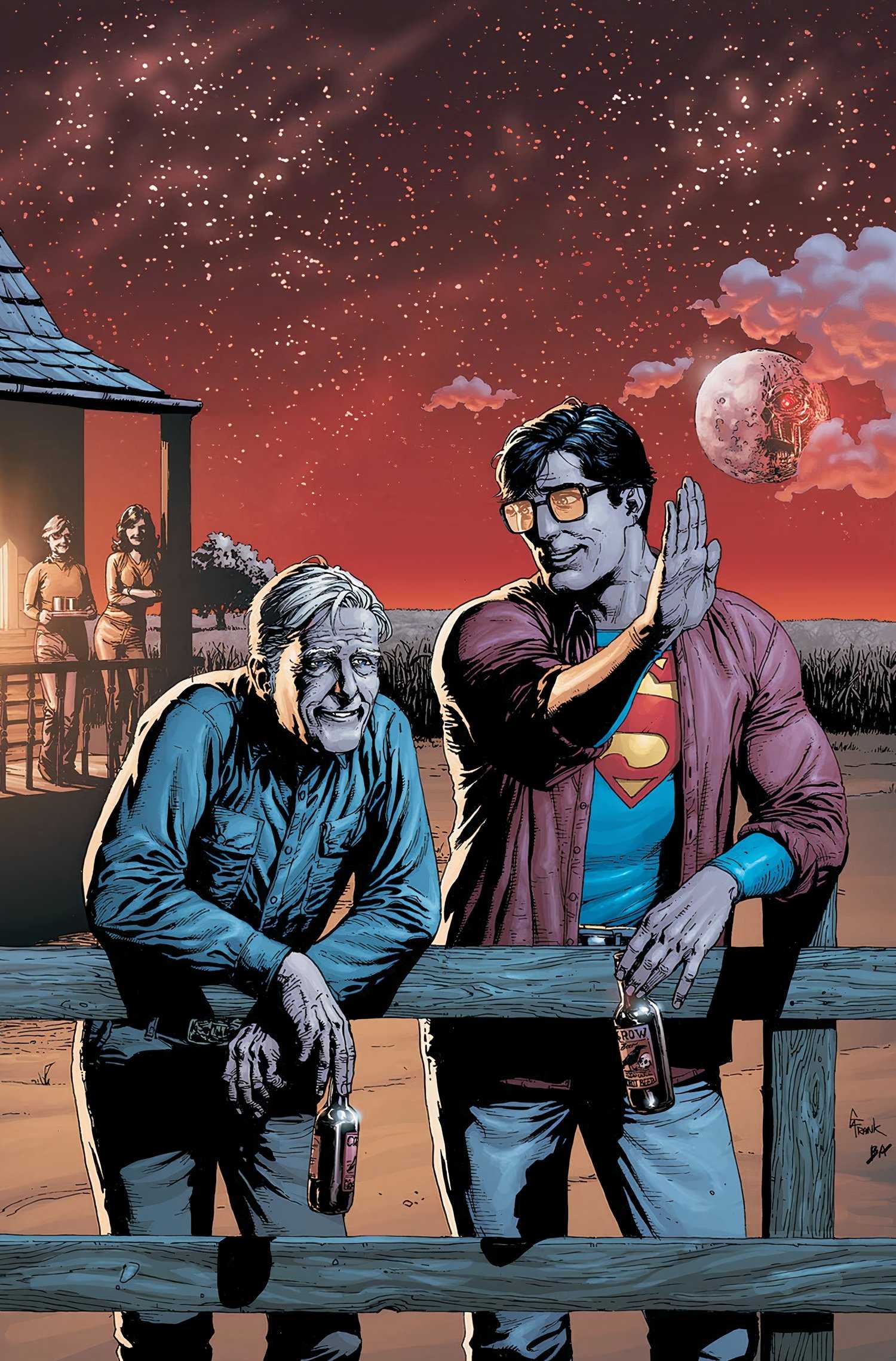 Action Comics 869 Superman and Jonathan Drinking Beer DC