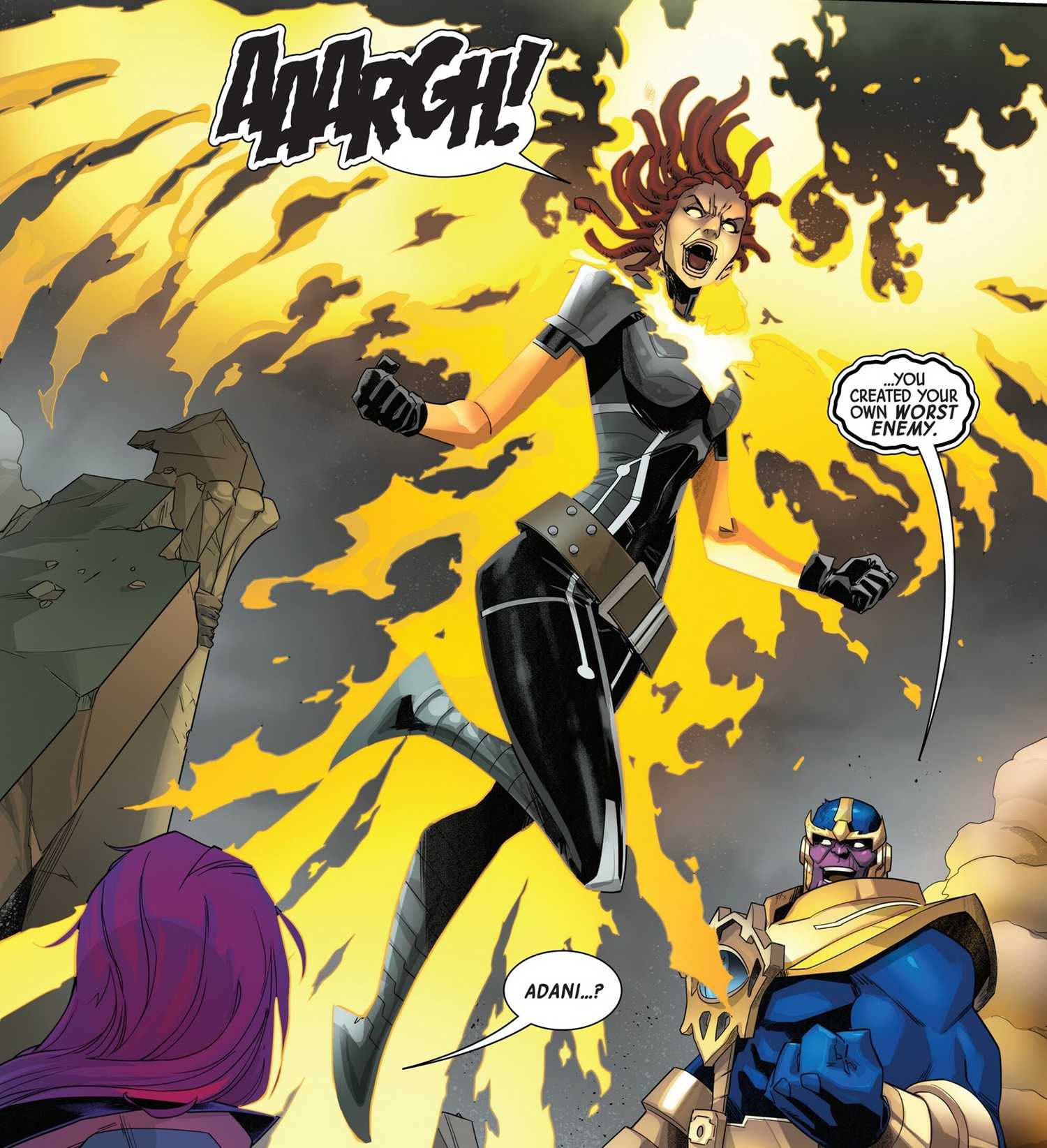 Adani Replaces Jean Grey as the Phoenix as Thanos watches