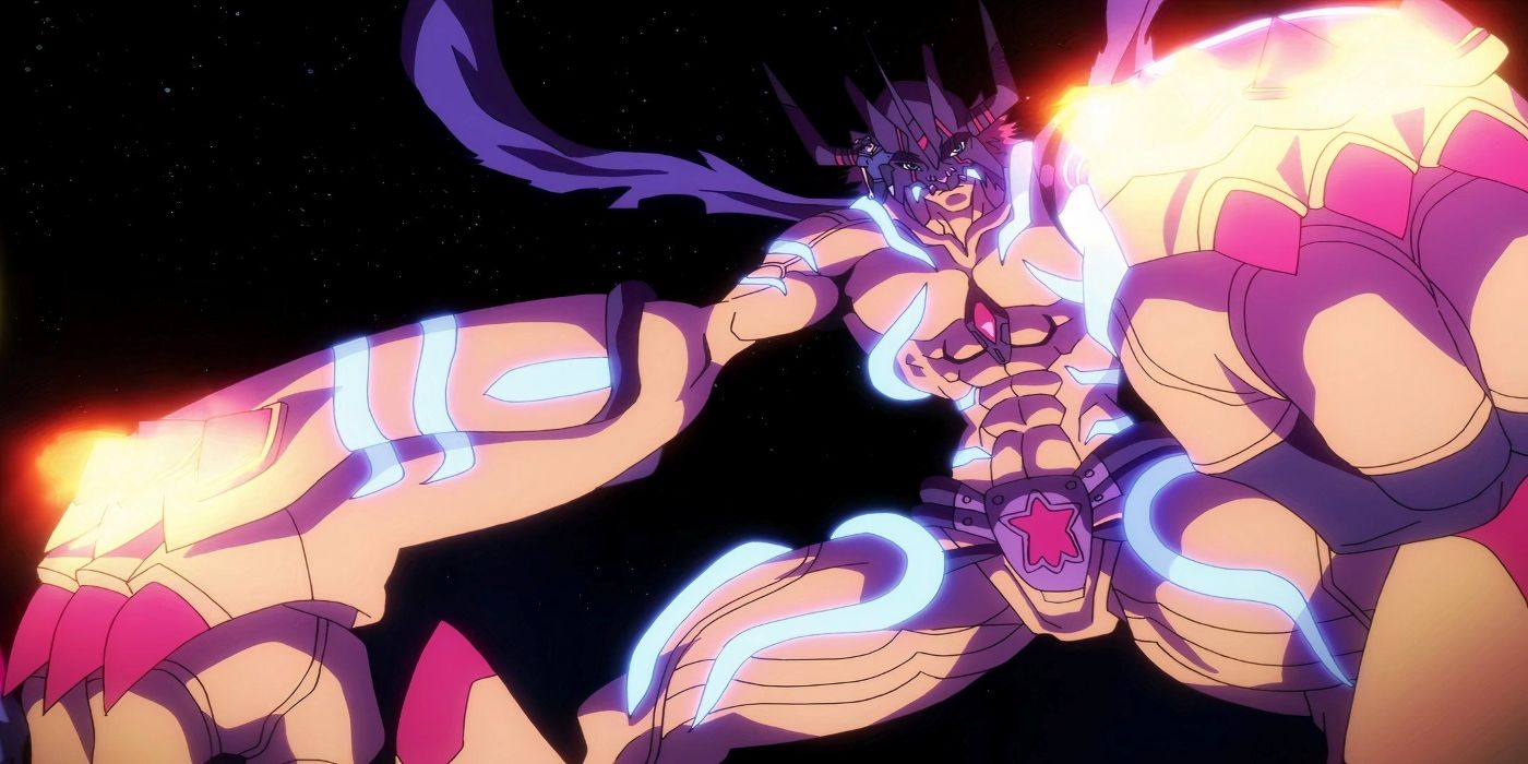 Agumon after transforming into his Bonds of Bravery form.