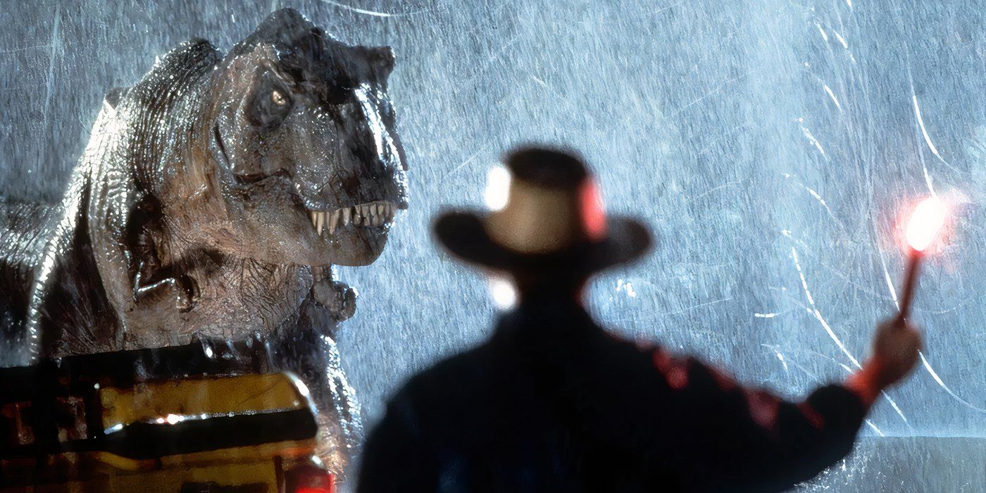 Alan Grant and the T-Rex from Jurᴀssic Park (1993)