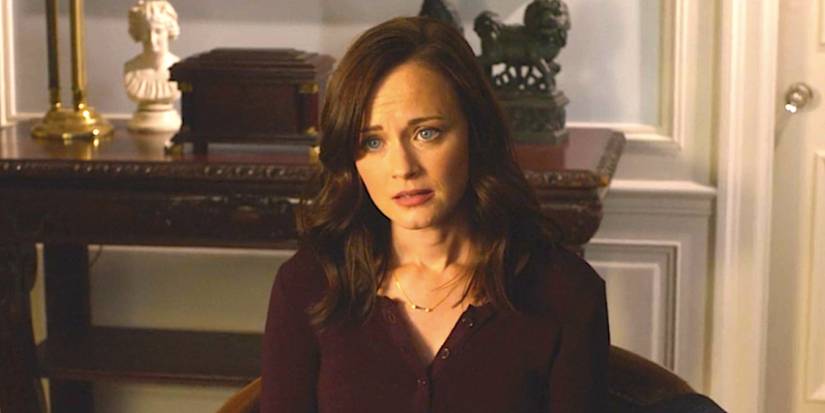 Alexis Bledel's Rory looking despondent in Gilmore Girls A Year in the Life
