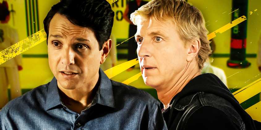 Custom image of Daniel and Johnny in Cobra Kai