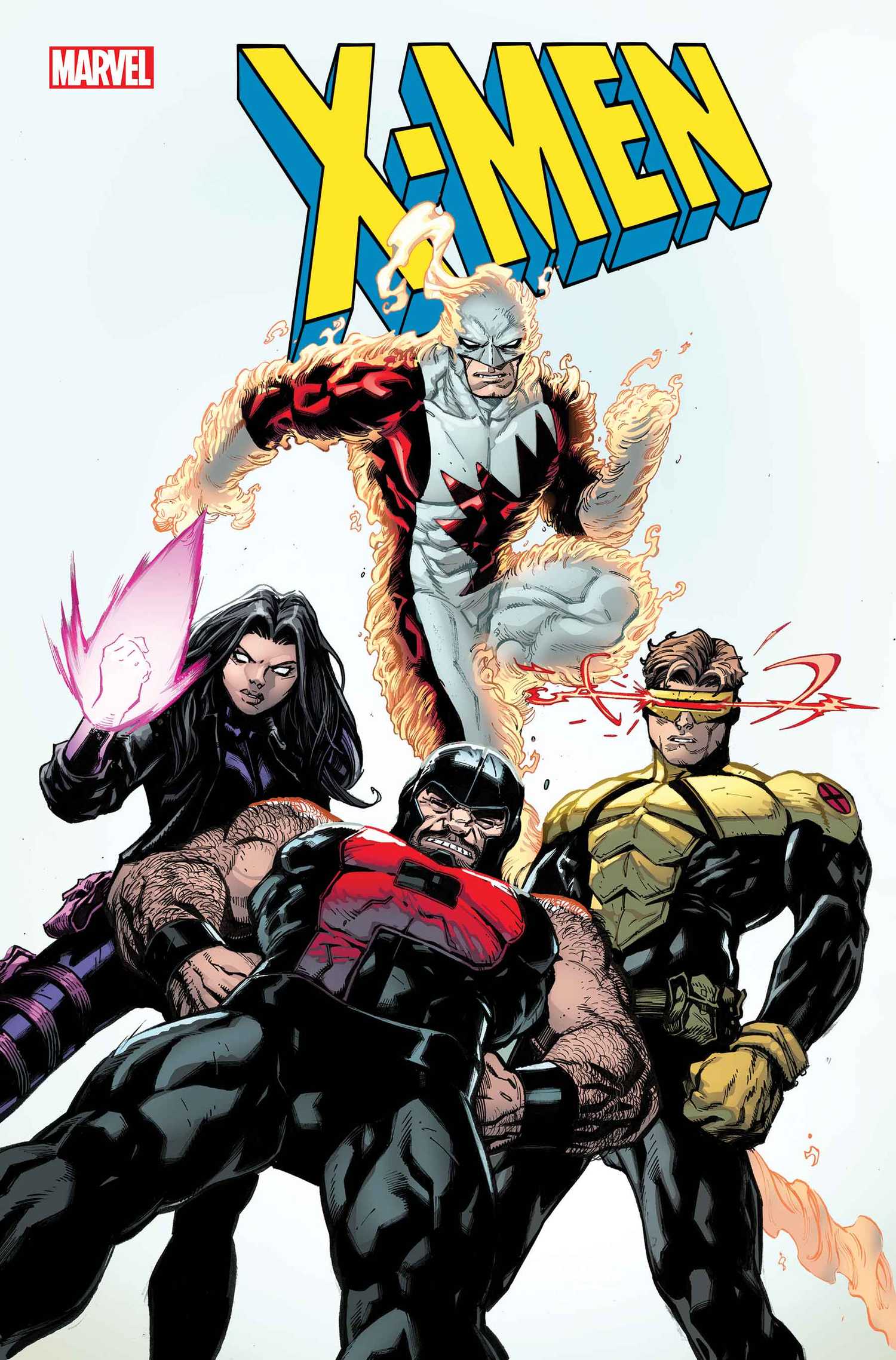 Alpha Flight and the X-Men on the cover to X-Men (2024) #12