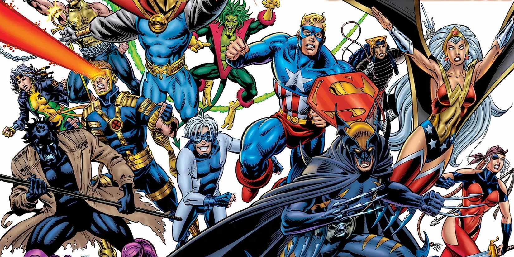 Amalgam Age Heroes Marvel and DC