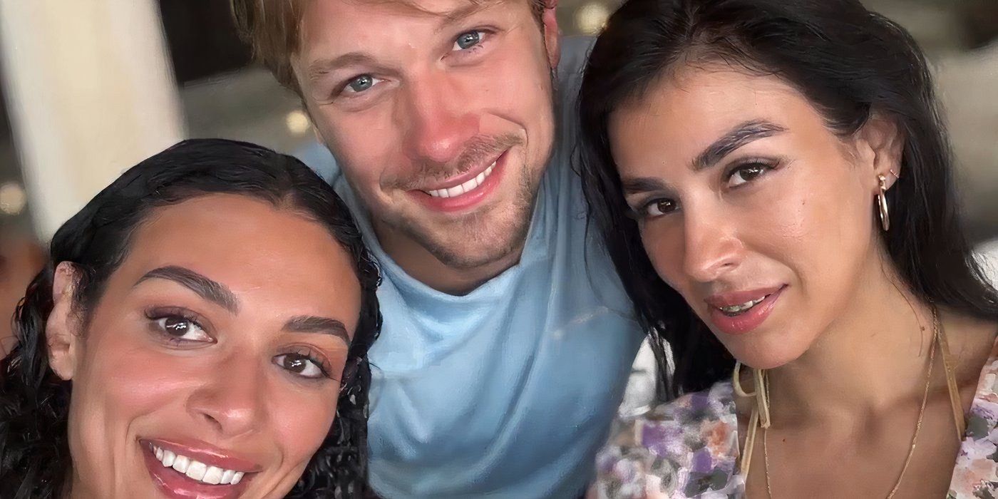 Amani Jlassi e Matt e qualquer um em 90 dias no noivo, tirando uma selfie