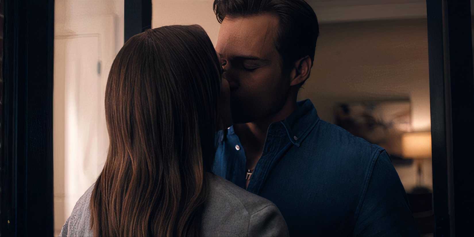Amy Larsen and Jake Heller kiss in Doc episode 6