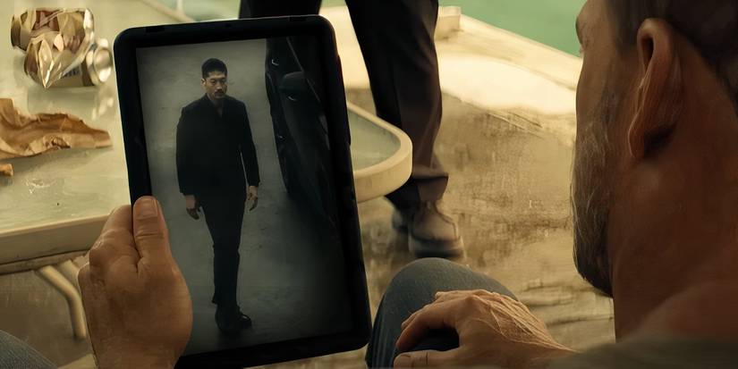 An image of Francis Xavier Quinn on a pad in Reacher season 3