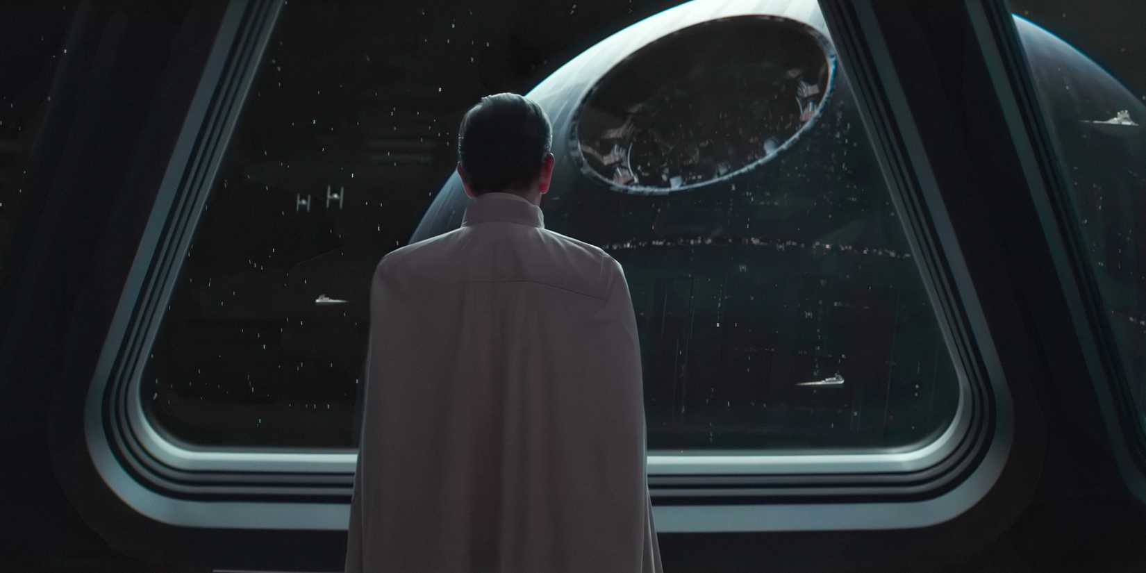 Orson Krennic overseeing the Death Star construction in Andor Season 2 trailer