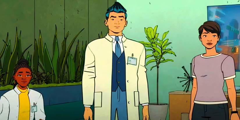 Asha, Amadeus Cho and Jeanne Foucault in Your Friendly Neighborhood Spider-Man episode 2