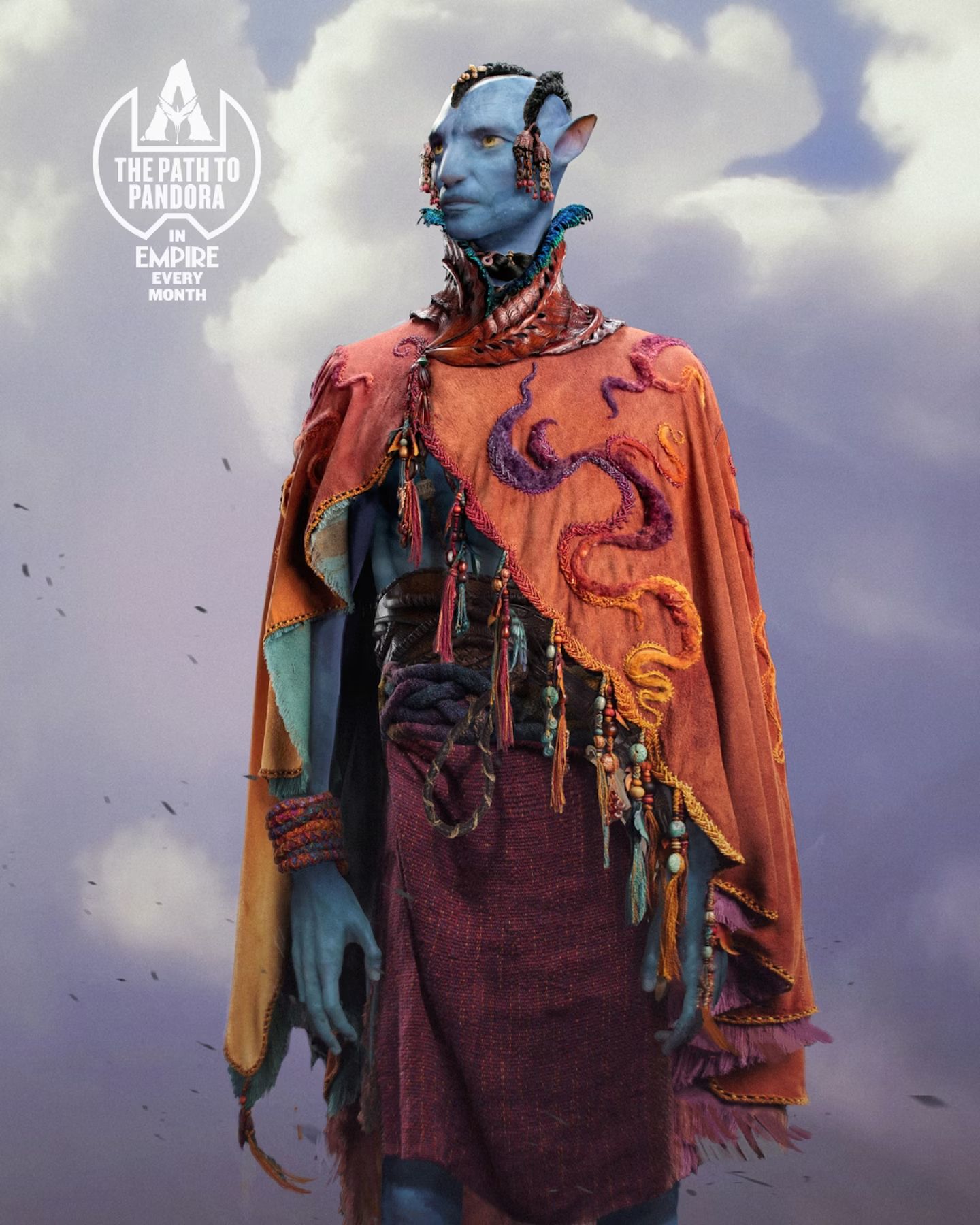 David Thewlis' Peylak wearing a colorful robe in Avatar Fire and Ash