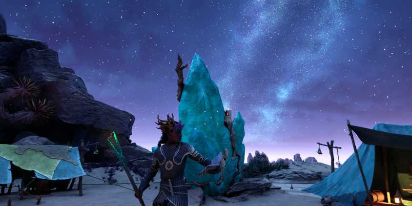 The player character with Godlike Features in Avowed