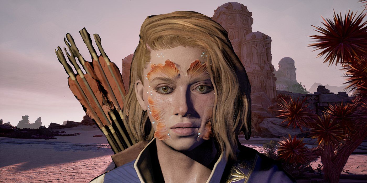 Avowed Ranger character close up on desert background