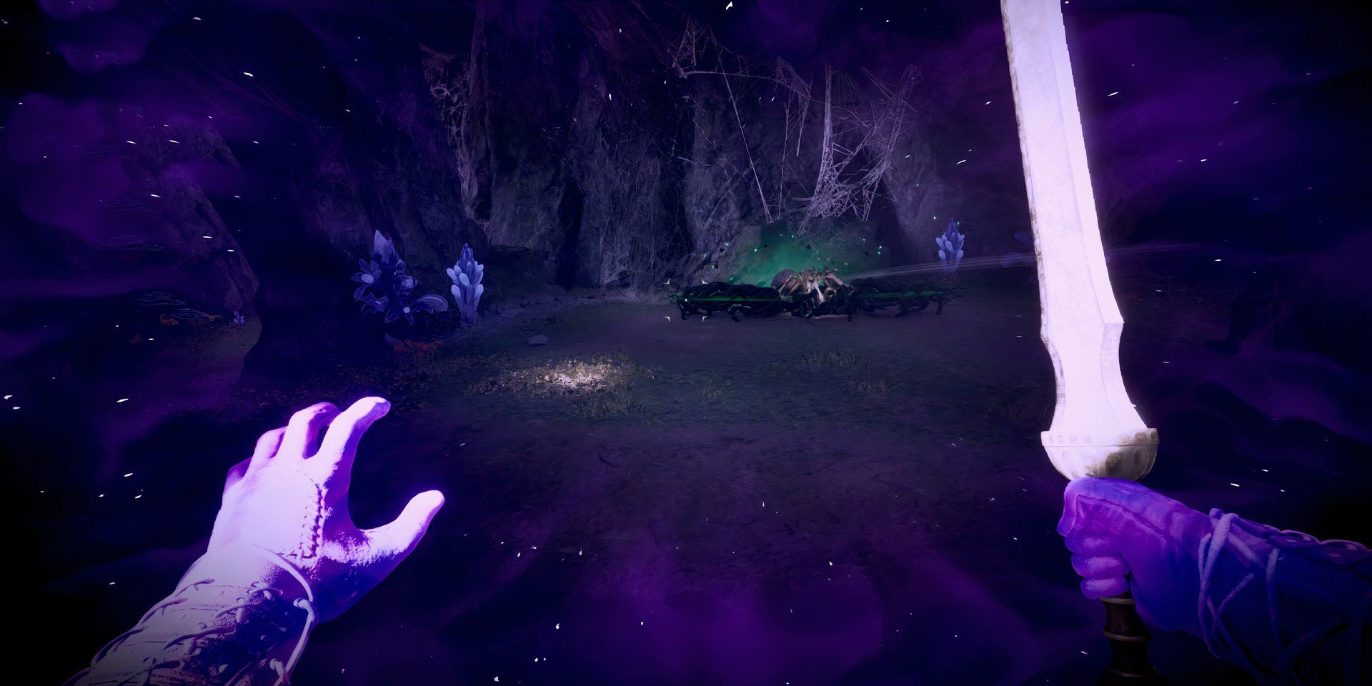 Using the Shadowed Beyond ability while sneaking up on a spider