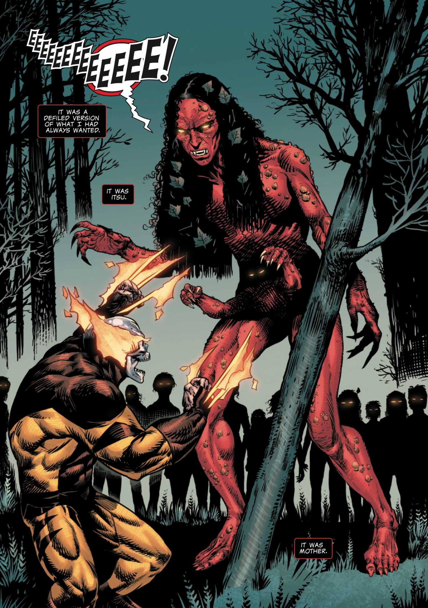 Hellverine #3 by Percy and Ienco - Itsu’s monstrous demonic form goes up against Hellverine