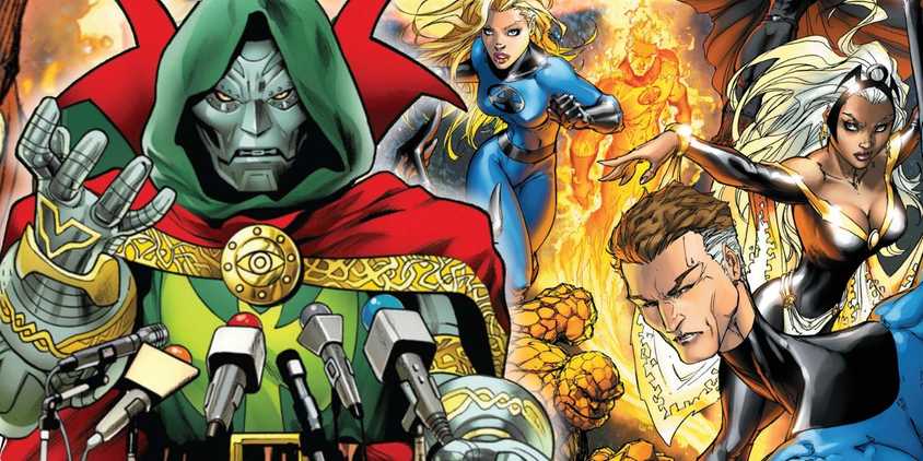 Sorcerer Supreme Doom and The New Fantastic Four including Storm