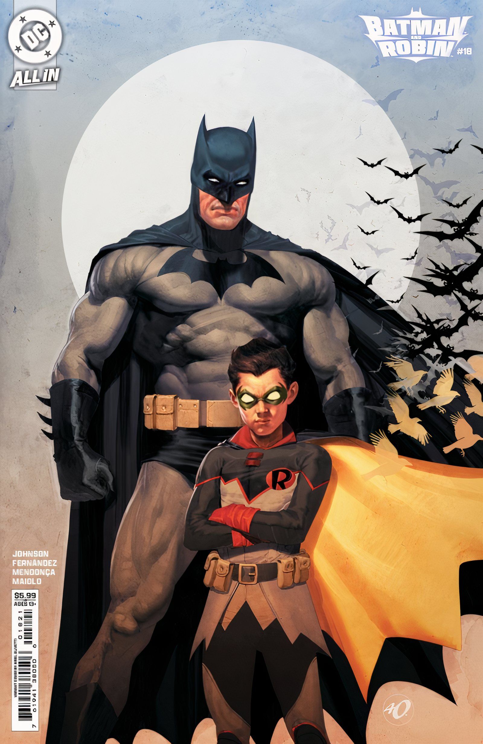 Cover di Batman e Robin # 18