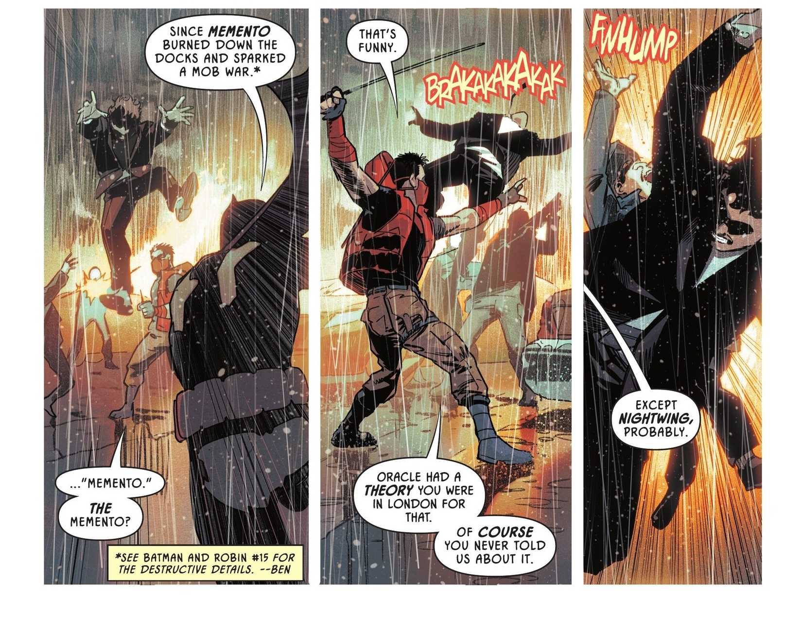 Batman and Robin #18 red hood and batman