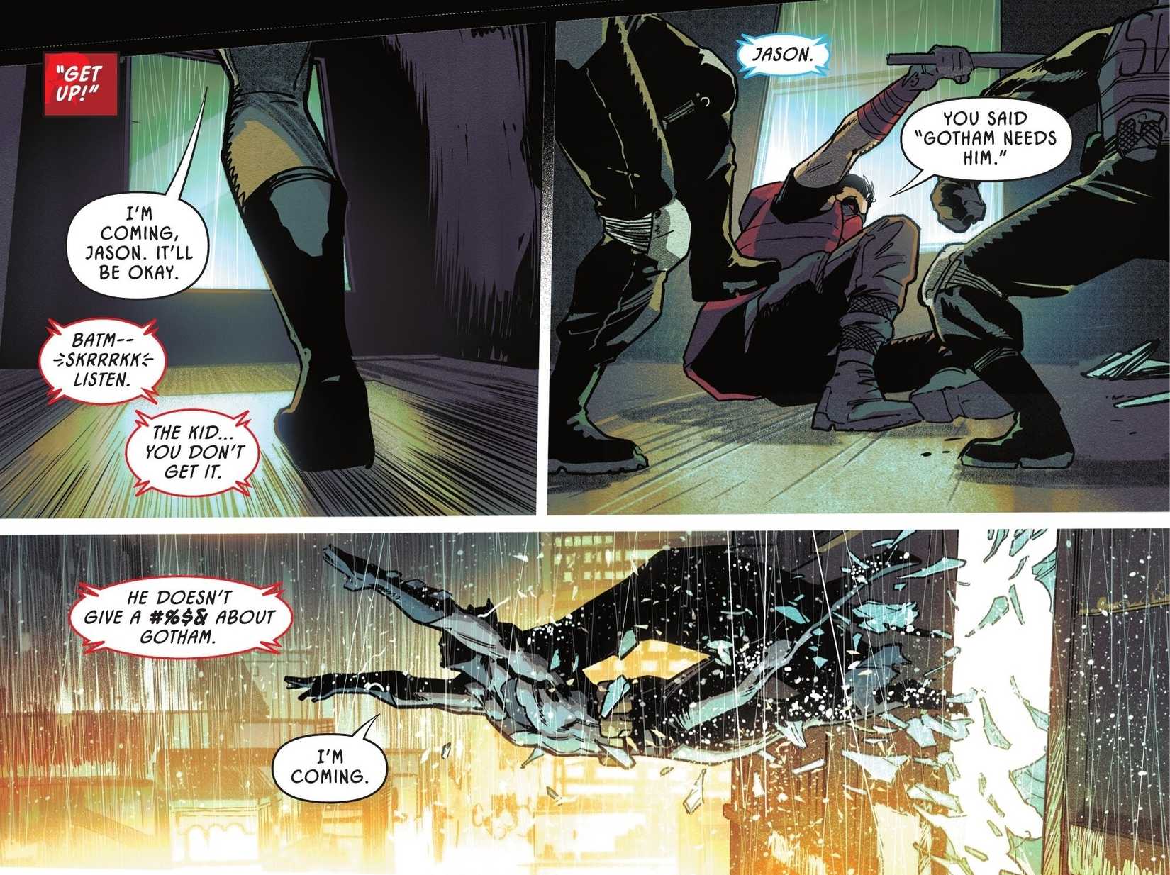 BAtman and Robin #18 Red hood love 1
