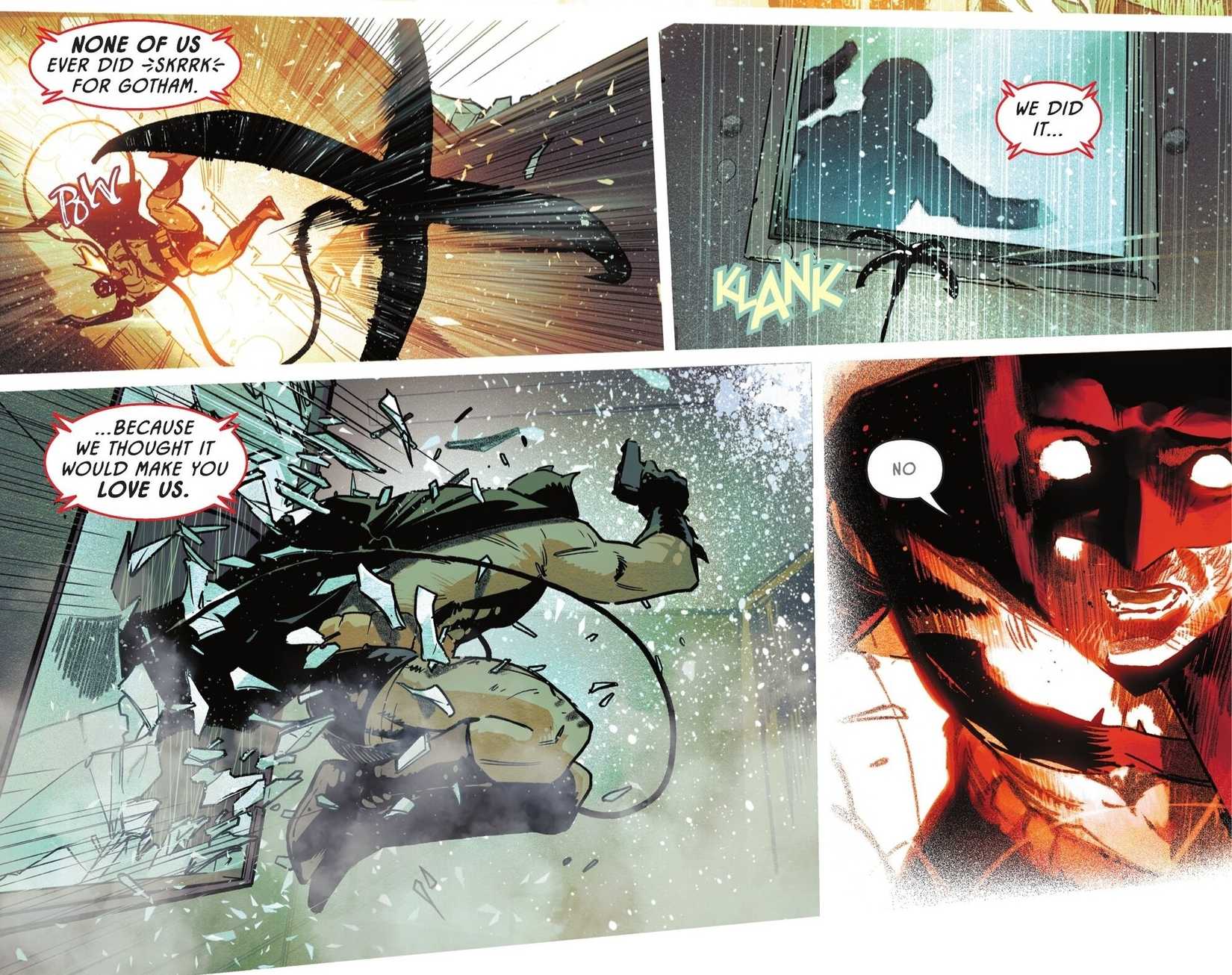 BAtman and Robin #18 Red hood love 2