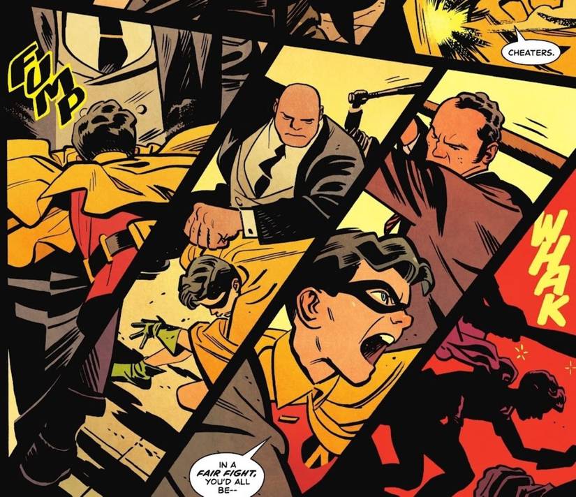 Batman and robin year one #5 2-1