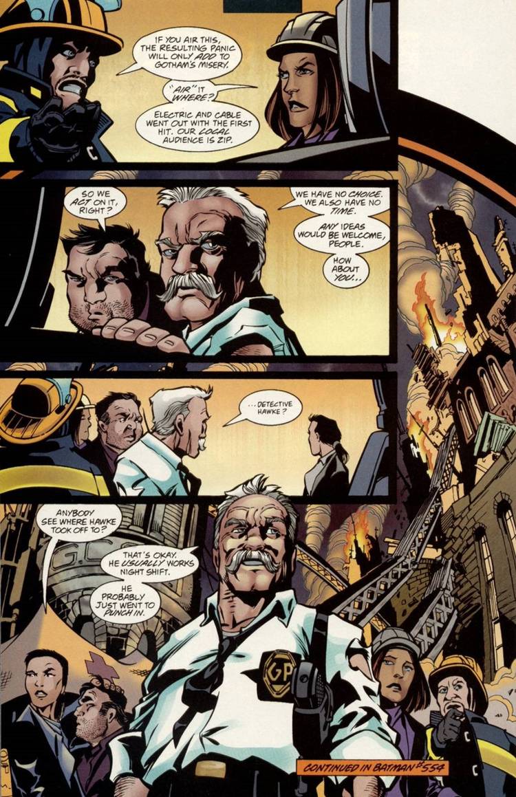 Batman Disappears As Hawke To Go Save People