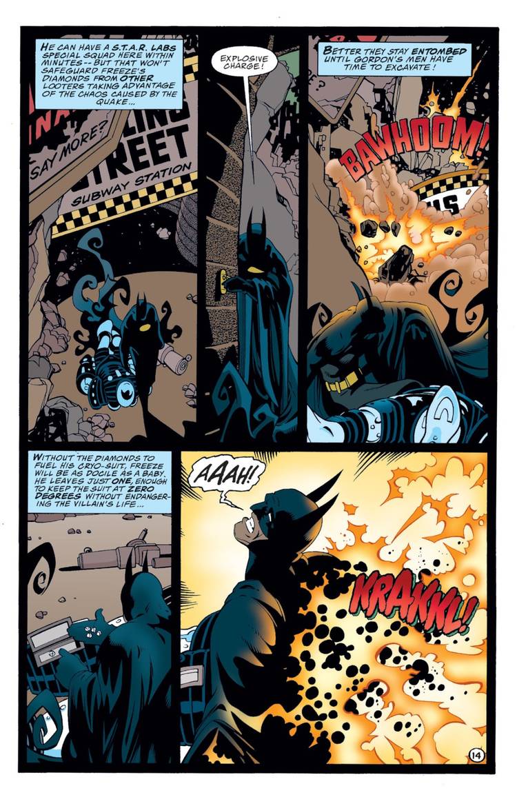 Batman Leaves Mr. Freeze With A Few Diamonds