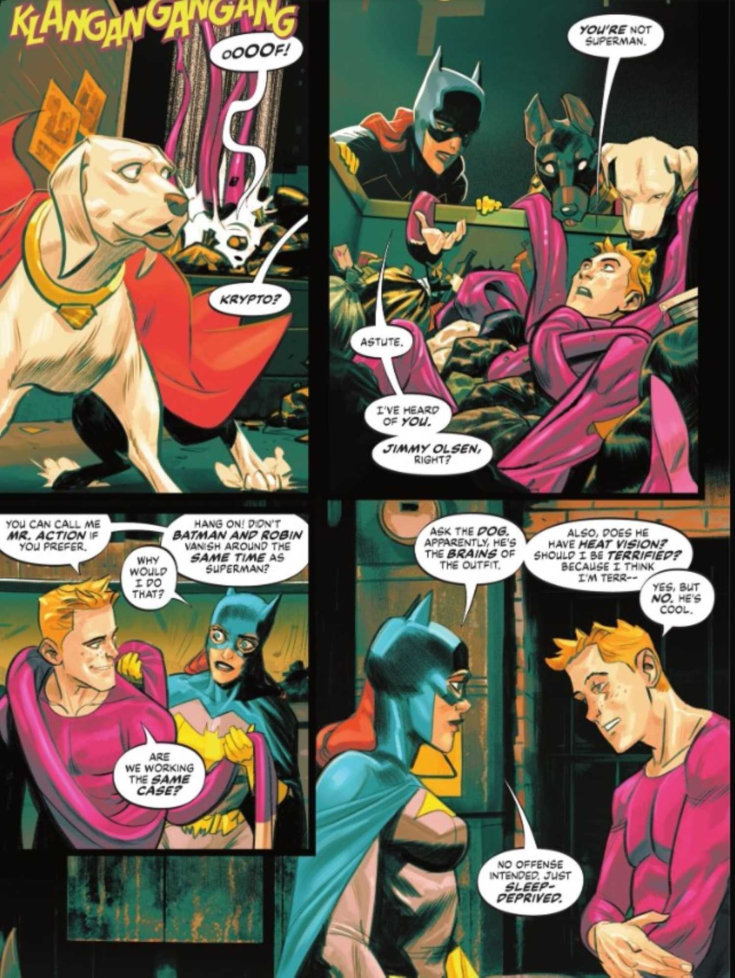 Batman Superman World's Finest #34 batgirl mr. action jimmy olsen 