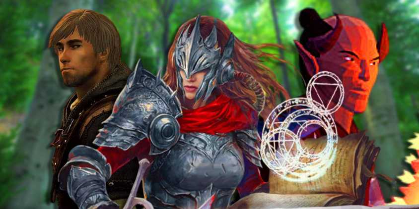 Characters from Enderal, Dread Delusion, and Ardenfall.