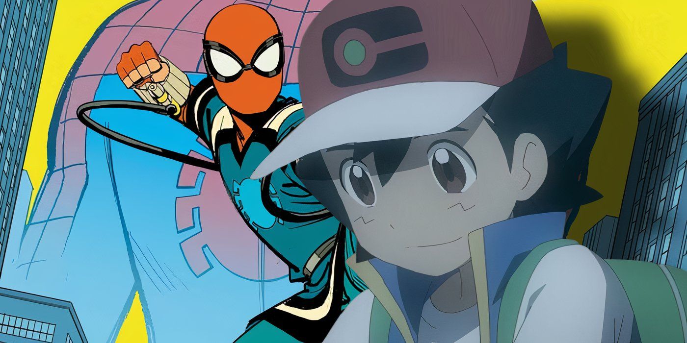 Spider-Man Ash Ketchum Pokémon cover image by Lauren Kells
