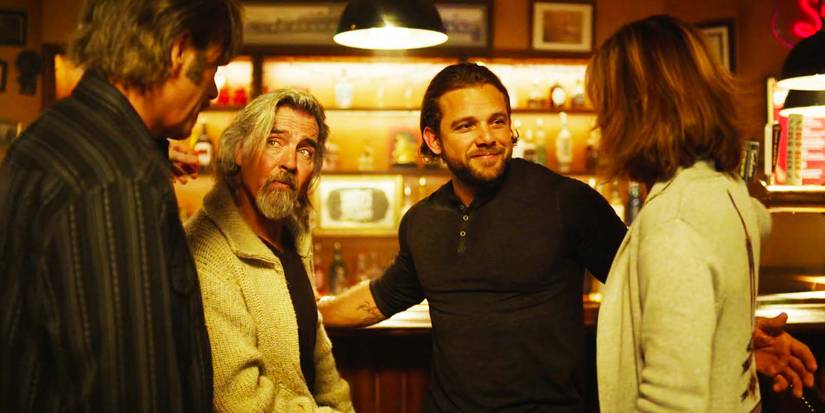 Billy Burke as Vince, Jeff Fahey as Walter, Max Thieriot as Bode and Diane Farr as Sharon in Fire Country season 3, episode 12