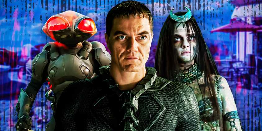 Black Manta, Zod and Enchantress in the DCEU