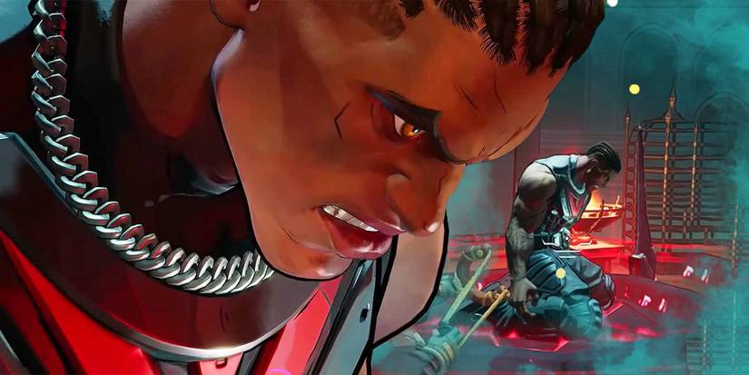 Blade from Marvel Rivals chained up in the Central Park Map.