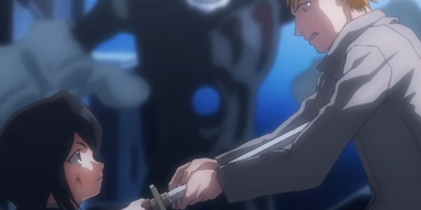 Rukia makes Ichigo a Soul Reaper
