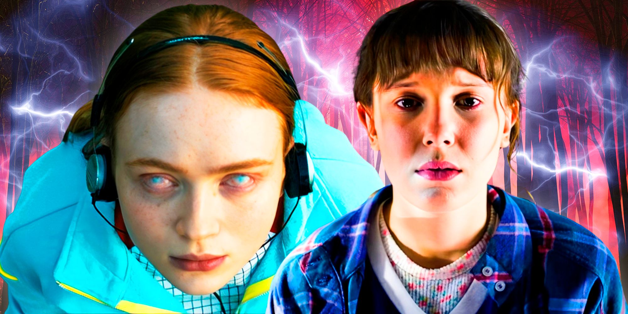 blind Max in season 4 and Eleven sad