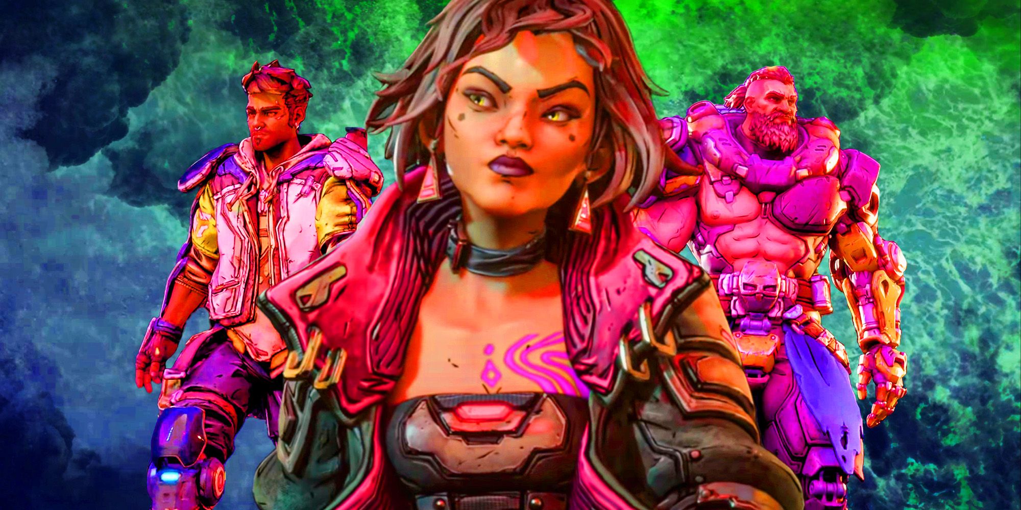 Borderlands 4 Vault Hunters with water