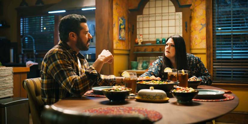 Brandon Quinn as Ronnie and Brooke Elliott as Dana Sue in Sweet Magnolias season 4