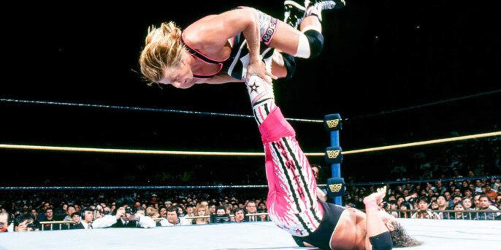 Bret Hart vs Owen Hart at WrestleMania X