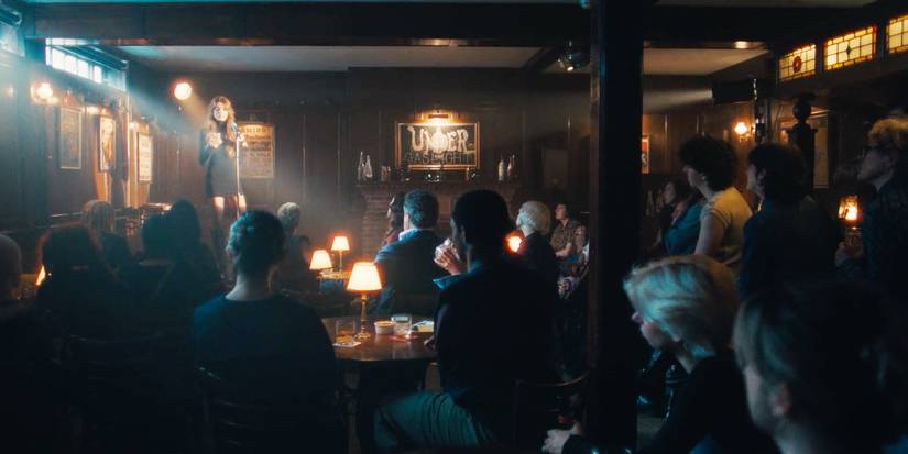 Bridget Jones Mad About The Boy Geminita at the pub